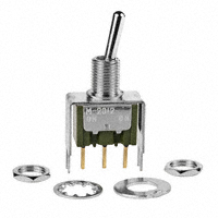 NKK Switches - M2012SS1G13 - SWITCH TOGGLE SPDT 0.4VA 28V