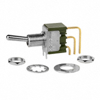 NKK Switches - M2012SS1G40 - SWITCH TOGGLE SPDT 0.4VA 28V