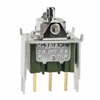 NKK Switches - M2018TZG13 - SWITCH ROCKER SPDT 0.4VA 28V