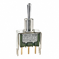 NKK Switches - M2019SS2G13 - SWITCH TOGGLE SPDT 0.4VA 28V