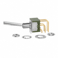 NKK Switches - M2022E4S1G40 - SWITCH TOGGLE DPDT 0.4VA 28V