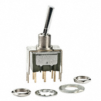 NKK Switches - M2022EA1G13 - SWITCH TOGGLE DPDT 0.4VA 28V
