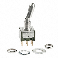 NKK Switches - M2022LL1G03 - SWITCH TOGGLE DPDT 0.4VA 28V