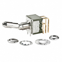 NKK Switches - M2022LL1G45 - SWITCH TOGGLE DPDT 0.4VA 28V