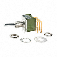 NKK Switches - M2022SS1G40 - SWITCH TOGGLE DPDT 0.4VA 28V