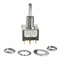 NKK Switches - M2026SS1G01 - SWITCH TOGGLE SP3T 0.4VA 28V