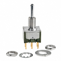 NKK Switches - M2028SS4G03 - SWITCH TOGGLE DPDT 0.4VA 28V