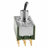 NKK Switches - M2042S2A2G03 - SWITCH TOGGLE 4PDT 0.4VA 28V