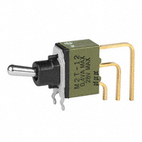 NKK Switches - M2T12S4A5G40/UC - SWITCH TOGGLE SPDT 0.4VA 28V