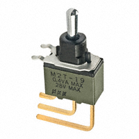 NKK Switches - M2T19S4A5G40 - SWITCH TOGGLE SPDT 0.4VA 28V