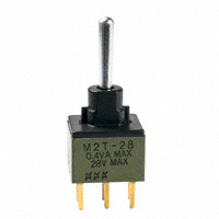 NKK Switches - M2T28SA5G03 - SWITCH TOGGLE DPDT 0.4VA 28V