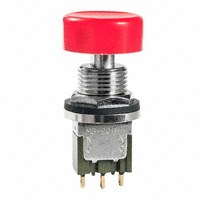 NKK Switches - MB2011SB3G01-EC - SWITCH PUSH SPDT 0.4VA 28V