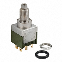 NKK Switches - MB2061SD3G01 - SWITCH PUSH DPDT 0.4VA 28V