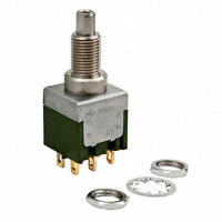NKK Switches - MB2085SS1G01 - SWITCH PUSH DPDT 0.4VA 28V