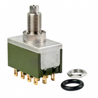 NKK Switches - MB2181SD3G01 - SWITCH PUSH 4PDT 0.4VA 28V