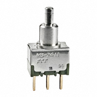 NKK Switches - MB2411A2G03 - SWITCH PUSH SPDT 0.4VA 28V