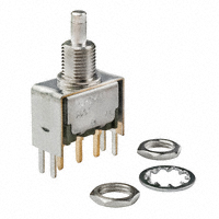 NKK Switches - MB2411E1G13 - SWITCH PUSH SPDT 0.4VA 28V