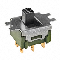 NKK Switches - MS22AFG01 - SWITCH SLIDE DPDT 0.4VA 28V