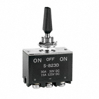 NKK Switches - S823D - SWITCH TOGGLE DPDT 30A 30V