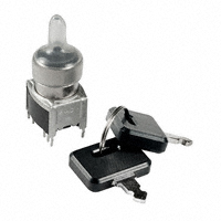NKK Switches - SK12AG13 - SWITCH KEYLK 2POS SPDT 0.4VA 28V