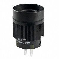 NKK Switches - YB02WKW01 - INDICATOR PB RND SILVER SLD LUG