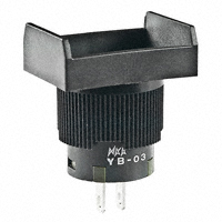 NKK Switches - YB03KW01 - INDICATOR PB RECT SILVER SLD LUG