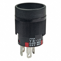 NKK Switches - YB15CKG01 - SWITCH PUSH SPDT 0.4VA 28V