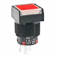 NKK Switches - YB15SKG01-5C-JC - SWITCH PUSH SPDT 0.4VA 28V