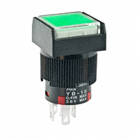 NKK Switches - YB15SKG01-5F-JF - SWITCH PUSH SPDT 0.4VA 28V
