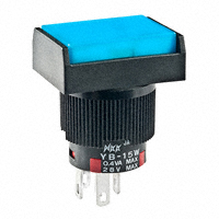 NKK Switches - YB15WRKG01-GB - SWITCH PUSH SPDT 0.4VA 28V