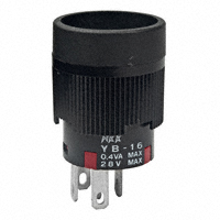 NKK Switches - YB16CKG01 - SWITCH PUSH SPDT 0.4VA 28V