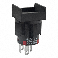 NKK Switches - YB16WSKG01 - SWITCH PUSH SPDT 0.4VA 28V