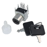 NKK Switches - SK24DG30 - SWITCH KEYLK 3POS DP3T 0.4VA 28V