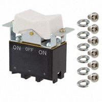 NKK Switches - SW3823D - SWITCH ROCKER DPDT 30A 30V