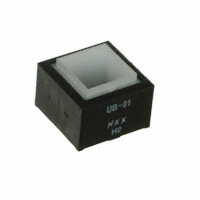 NKK Switches - UB01KW036G - INDICATOR SQ BLACK HSNG LED BLUE