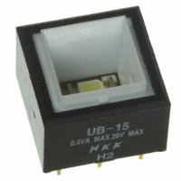 NKK Switches - UB15SKG036B - SWITCH PUSH SPDT 0.4VA 28V