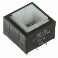 NKK Switches - UB15SKG036G - SWITCH PUSH SPDT 0.4VA 28V
