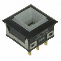NKK Switches - UB16KKG015F - SWITCH PUSH SPDT 0.4VA 28V