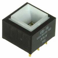 NKK Switches - UB16SKG036F - SWITCH PUSH SPDT 0.4VA 28V