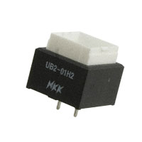 NKK Switches - UB201KW036G - INDICATOR PB SQ SUPER BRGHT BLUE