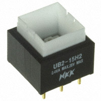 NKK Switches - UB215SKG036G - SWITCH PUSH SPDT 0.4VA 28V