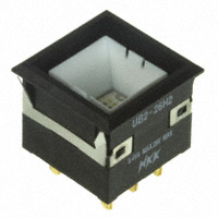 NKK Switches - UB226KKG016CF - SWITCH PUSH DPDT 0.4VA 28V