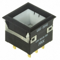 NKK Switches - UB226KKG016F - SWITCH PUSH DPDT 0.4VA 28V