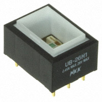 NKK Switches - UB26RKG035F - SWITCH PUSH DPDT 0.4VA 28V