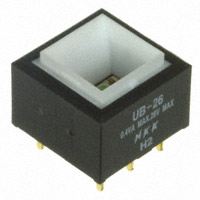 NKK Switches - UB26SKG036F - SWITCH PUSH DPDT 0.4VA 28V