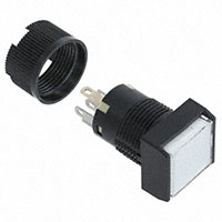 NKK Switches - YB15SKG01-6G-JB - SWITCH PUSHBUTTON SPDT 0.4VA 28V