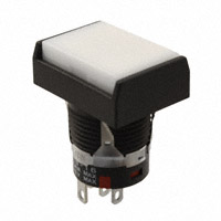 NKK Switches - YB16NKG01-BB - SWITCH PUSH SPDT 0.4VA 28V