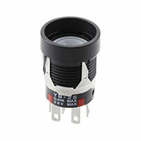 NKK Switches - YB25MKG01 - SWITCH PUSHBUTTON DPDT 0.4VA 28V