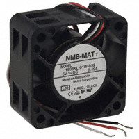 NMB Technologies Corporation - 1608KL-01W-B59-L00 - FAN AXIAL 40X20MM BALL 5VDC WIRE