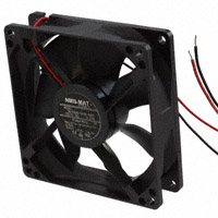 NMB Technologies Corporation - 3610SB-04W-B40-E00 - FAN AXIAL 92X25MM 12VDC WIRE